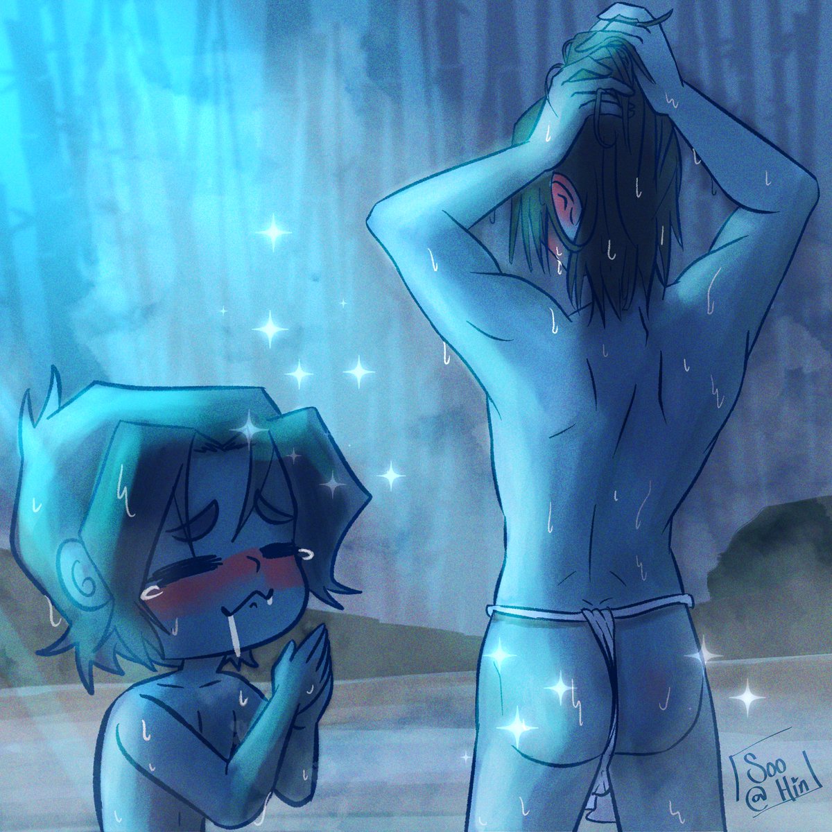 2soo_hin_'s tweet photo. Pues vamos inaugurando este espacio con algo leve 🤤
Te entiendo Leo, yo también le rezo a ese🍑🥵🔥
#kuban #leku #fanart #boyslove #manbutt #digitalart https://t.co/vRj7dLlxr7