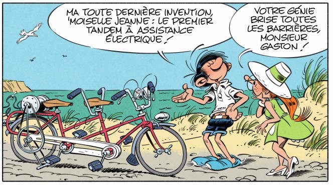 thierry_duc's tweet photo. Gaston Lagaffe précurseur !
#mobilitédurable https://t.co/VZ5jPYpvqo