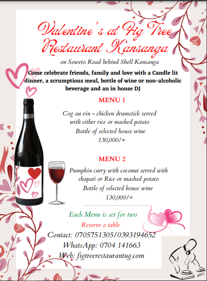 FigtreeRstrant's tweet photo. #ValentinesDaySpecial2023
#ChampionsLeague #BayernVsPSG #localfood, #restaurant, #partyvenue, #kidsplayarea, #conferenceroom, #bbq, #music, #drinks, #life, #vibes, #music, #workingspace, #wifi, #garden

Contact: 0393194652
WhatsApp: 0704 141663
Website: https://t.co/FGEtB0LfiF https://t.co/qFpBtQVQVB