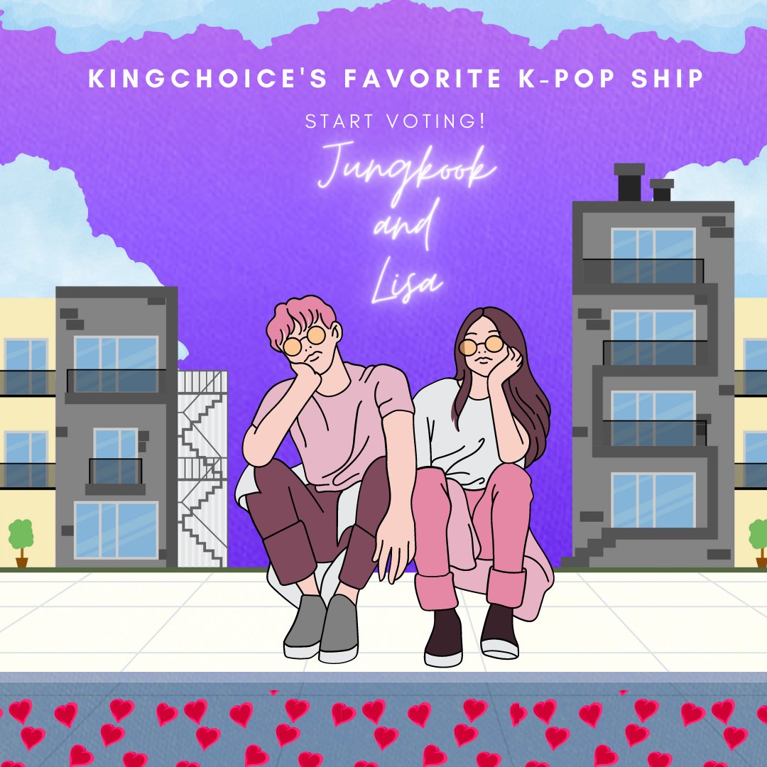 kingchoiceme's tweet photo. Are you curious to find out which K-Pop Ship is the most popular?
Are you team #LizKook? If you want your favorite ship to get the no.1 spot, make sure you're fighting for them in this poll: https://t.co/aVWstqBdlq ๐
#KPopShip #BTS #Jungkook #BLACKPINK #Lisa https://t.co/QSrKDrazmc