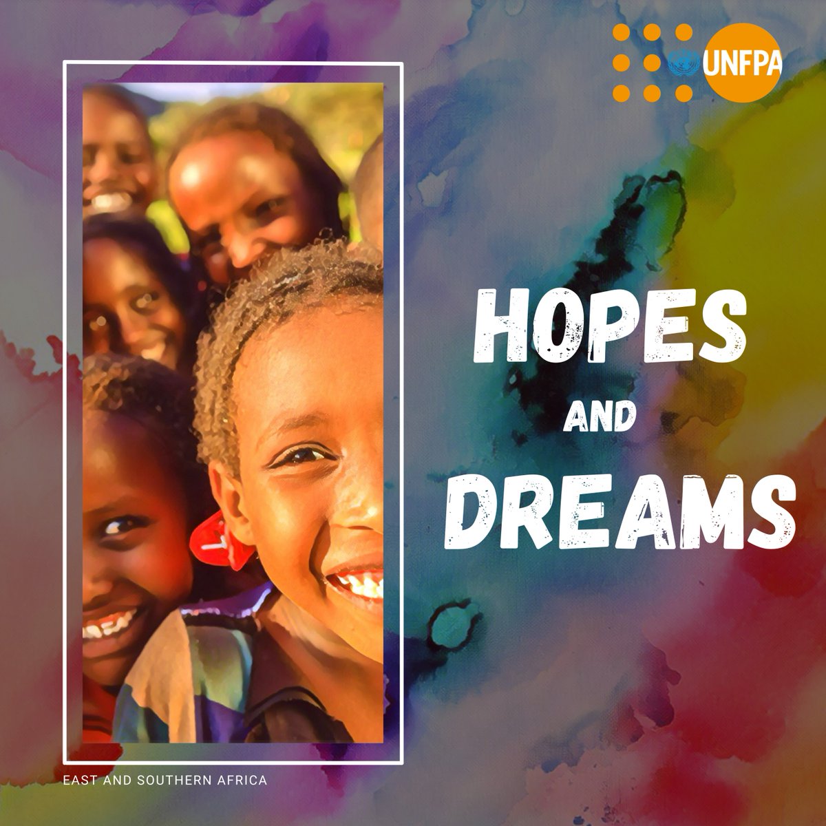 UNFPA_ESARO's tweet photo. A world where we are #8BillionStrong means more possibilities for girls around the world to reach their full potential. 

We continue to advocate for their hopes and dreams to be fulfilled. 

#globalgoals #generationequality #Act4All #FutureLeaders #empoweryoungpeople https://t.co/IG6K5vsaNN