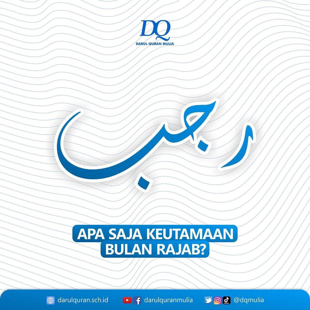 dqmulia's tweet photo. QUIZ TIME!!!

Assalamu'alaikum sahabat @dqmulia..
Alhamdulillah kita sudah memasuki Bulan Rajab nih. Rasulullah SAW menganjurkan kita untuk meningkatkan amalan di Bulan Rajab &amp; Sya'ban sebagai bentuk persiapan kita menghadapi Bulan Suci Ramadhan.

Wahh makin deket aja ya, mi… https://t.co/hi2atX22WZ
