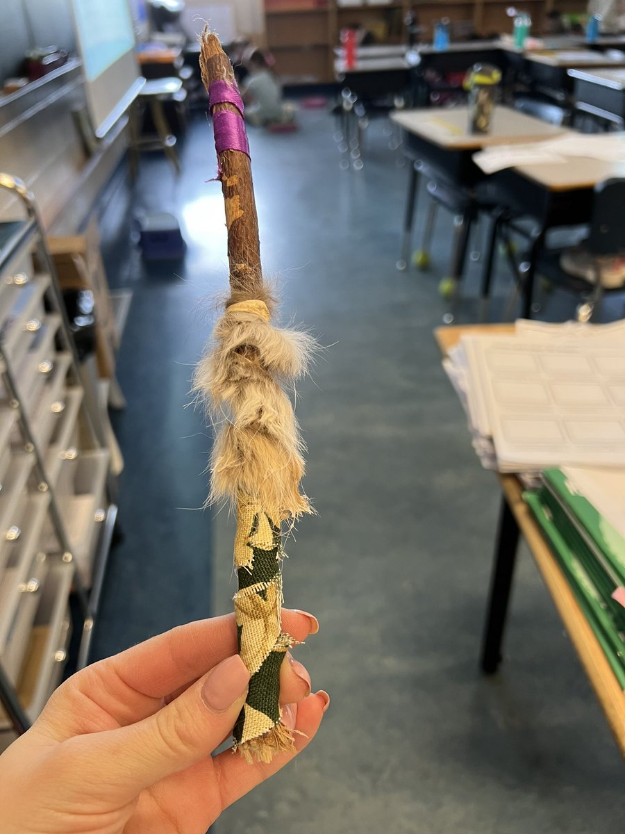 missramstead's tweet photo. Some of the talking sticks my class and I made today 🥰 https://t.co/4Yydeam2oC