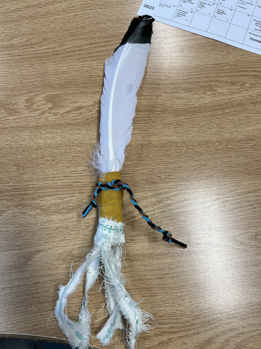 Some of the talking sticks my class and I made today 🥰