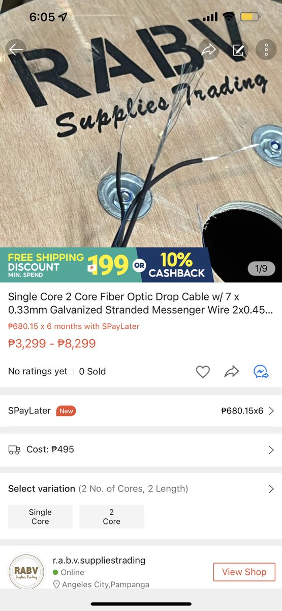 MikkoRabv's tweet photo. BAGONG FOC NG RABV💰3100/km lang pag direct order! GALVANIZED STRANDED MESSENGER WIRE, 3 STEEL PA, TRY MO NA! NAGKAKAUBUSAN NA ☺️ Para sa mga nagtitipid,
Client’s feedback, ”Ang ganda ng FOC niyo mam kahit single core lang pwede na pang main line sobrang abot kaya pa ng bulsa.” https://t.co/A4TqsZ9tWK