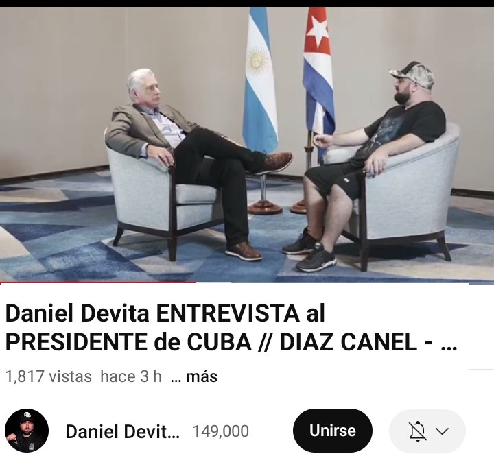 armarios_264's tweet photo. "El Presidente López Obrador es un político excepcional y ha tenido una posición determinante con Cuba": Presidente Díaz Canel.
Entrevista con #DanielDevita en la cumbre #CELAC
https://t.co/OOTno1Fblw https://t.co/fR3maP0CPr
