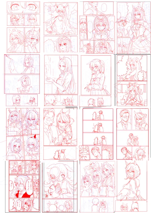 @LY3P105613 いや…ボクこんな風に違う作品を一つのレイヤにまとめて描いちゃうクセがあって…
それで3P漫画はフォルダレイヤ作ってそれで管理してたんですけどそのフォルダレイヤがまるごと消えちゃってるんです…
詰んだかも知れません😭 