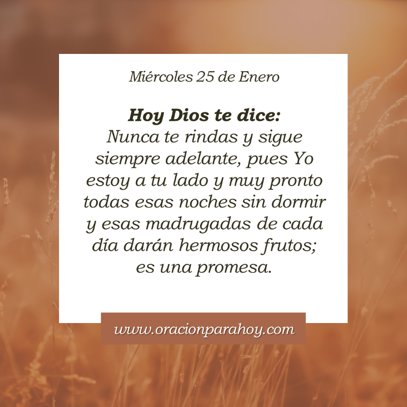 OracionParaHoy's tweet photo. Oración para hoy 25 de enero: https://t.co/hdtafdcYMZ
