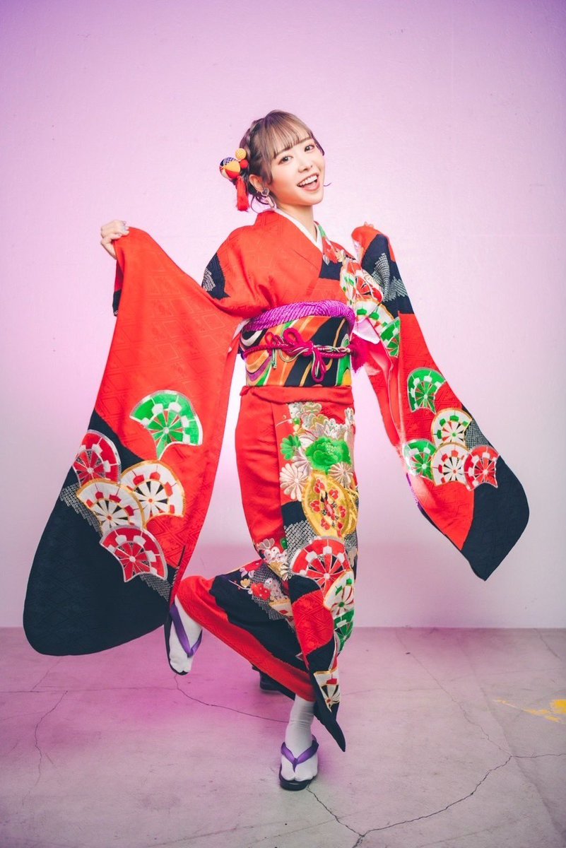 💜振袖未公開カット💜 仲川瑠夏 @luna_fz0703 「ぎゃる」と「₹˝ｬʓ