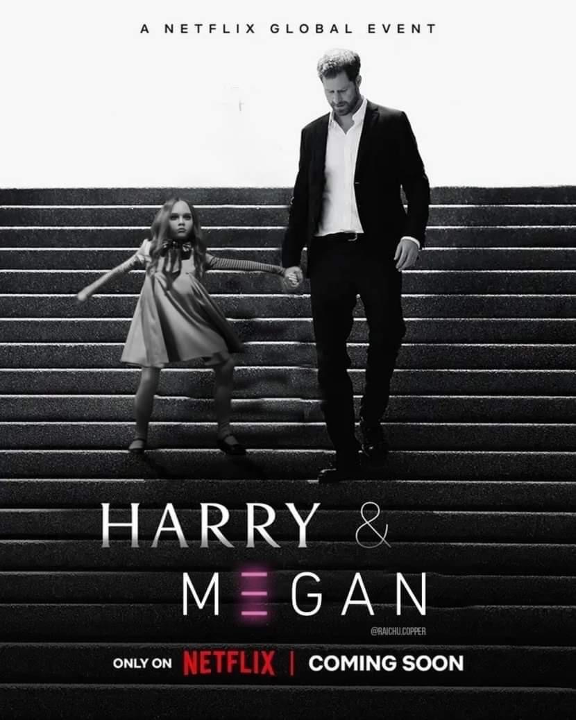Hazlo posible #Netflix 

#HarryandMeganNetflix 

#M3GANMovie