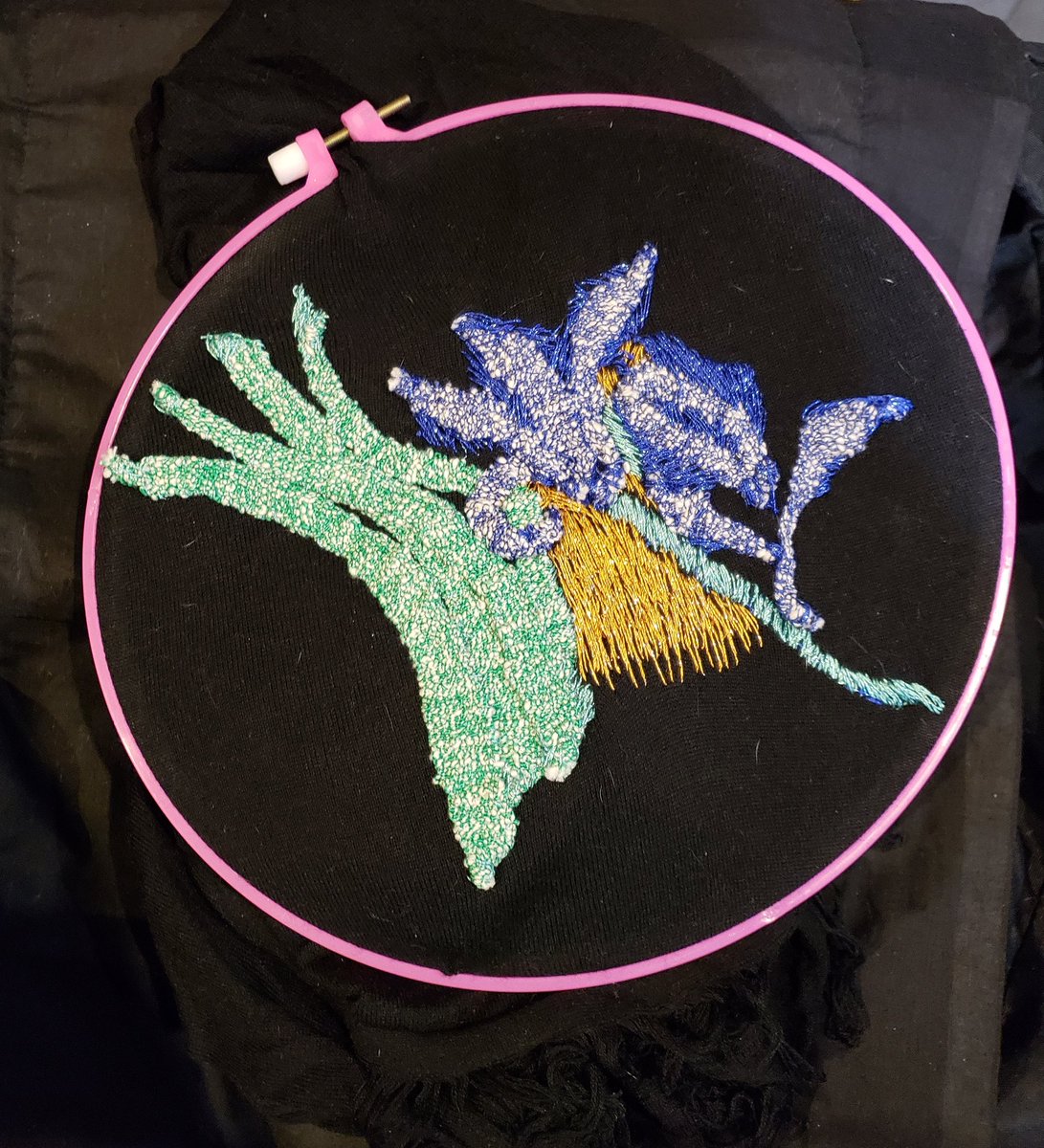 My attempt to create Van Gogh inspired embroidery art.

#vangoghinspiration #embroidery #embroideryart