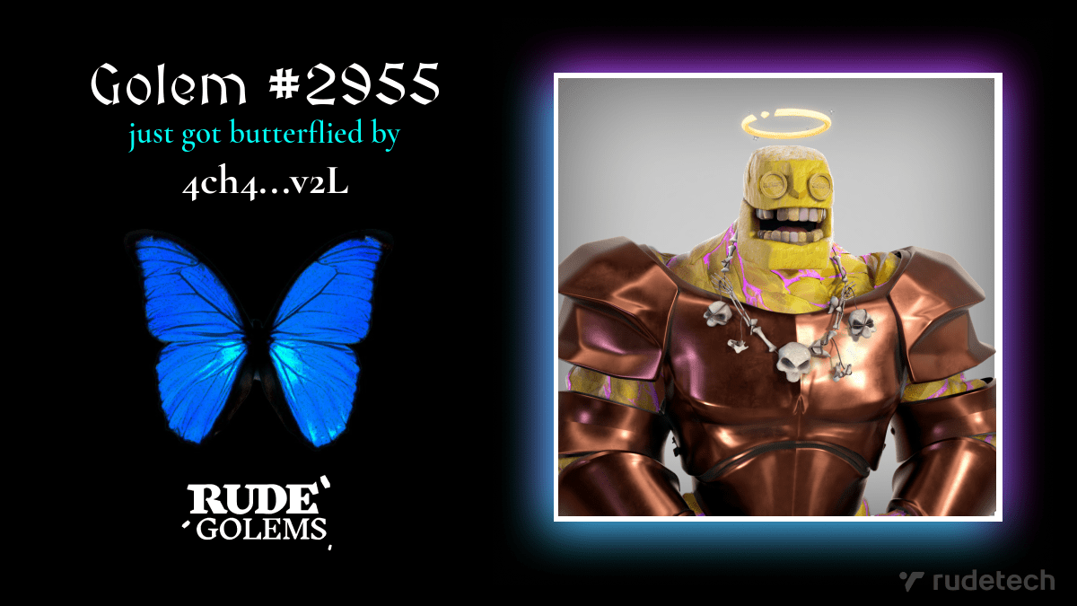A Rude Golem just changed it's appearance! 🦋😱 #RudeRework #RudeGolems