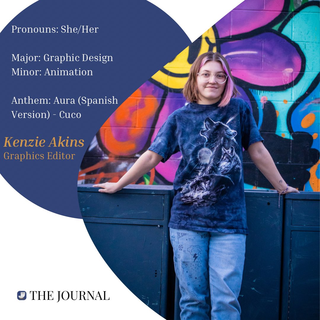 WebsterJournal's tweet photo. Continuing with our Spring 2023 Editor Staff…our Graphic Editor is Kenzie Akins! Keep an eye out throughout the week for more posts about our fabulous editors!

📸 by: Vanessa Jones https://t.co/WJiEtKOFxe