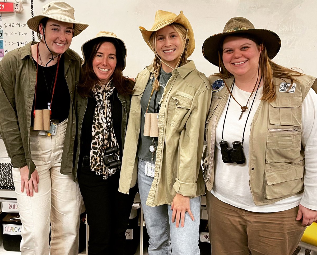 EmilyBenz8's tweet photo. Today started our safari adventure in 3rd grade at @hcpss_ses. For the next two weeks our third graders will learn about the safari and then write a narrative about their safari adventure! We are so excited to see all that they learn! #swanfamily๐ฆข๐ #thirdgradefun https://t.co/wRp9QyXhLl