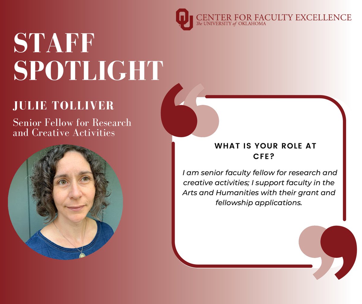 OU Center for Faculty Excellence tweet media