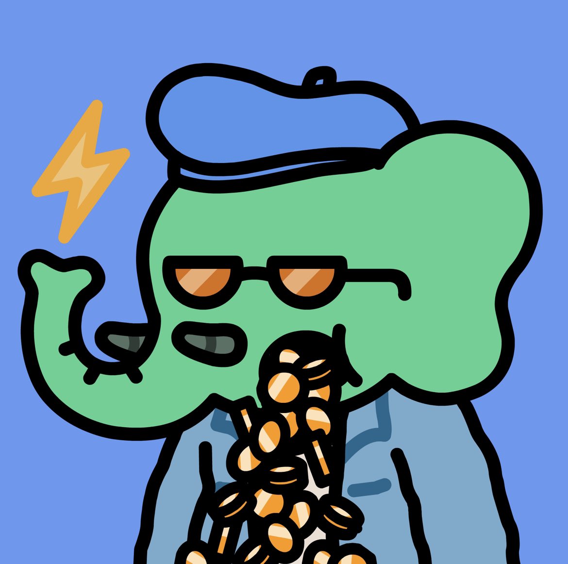 Just bought this <a href="/3L3NFT/">3L3Phants 🐘</a> using $STAR in <a href="/SpaceRiders_NFT/">Space Riders</a> Space Shop. Been wanting into this community so I’m glad to finally get a chance! 🐘⚡️