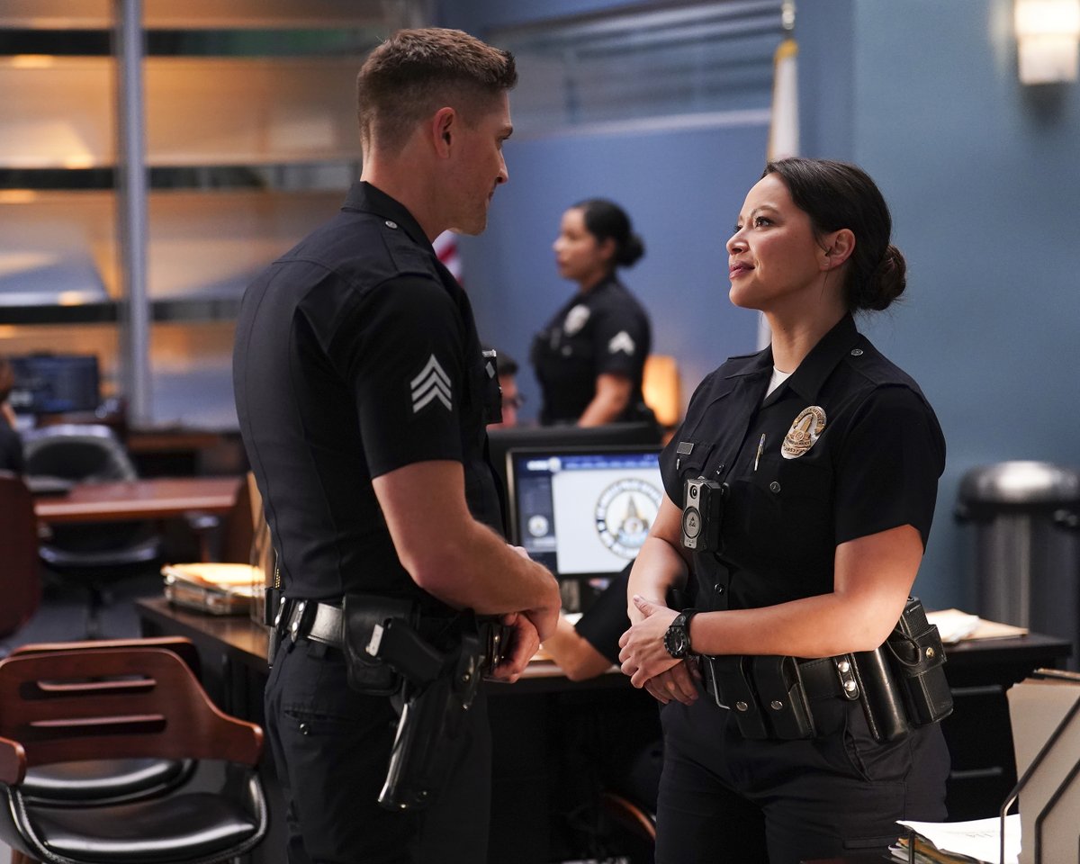 therookie's tweet photo. My cheeks hurt from smiling 🥹 #TheRookie https://t.co/WT0zAWUKBI