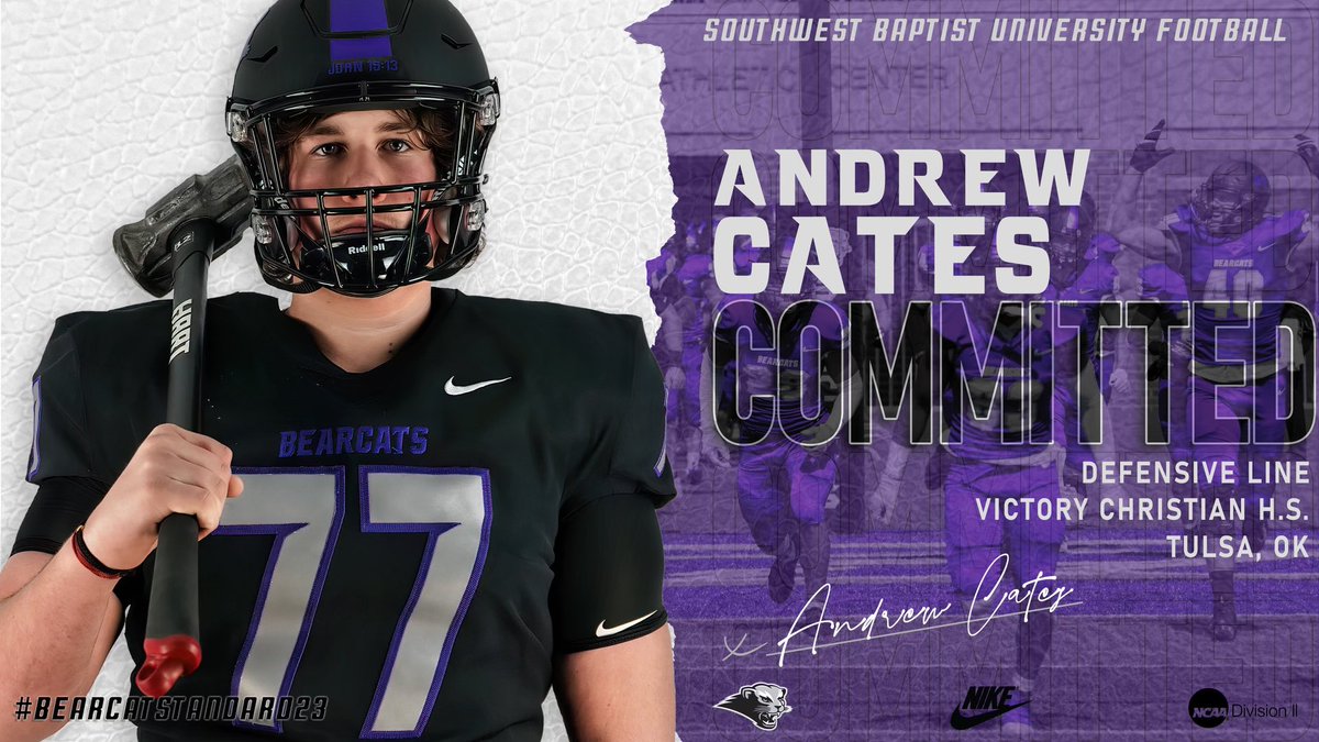I’m happy to announce that I have decided to further my academic and athletic at @SBU_Football and I just want to thank all the coach’s for giving me this opportunity!!!! <a href="/Coach_Clardy/">Robert Clardy</a> <a href="/CoachStilwell/">Johnny Stilwell</a> <a href="/CoachNiccum66/">Coach Niccum</a> <a href="/CoachTCurts/">Coach Curts</a> <a href="/CoachSmithVC/">Brett Smith</a> <a href="/dcherry56/">Dustin Cherry</a> <a href="/CNQR_FB/">Victory Christian Football</a> <a href="/vcstulsa/">Conquerors</a>