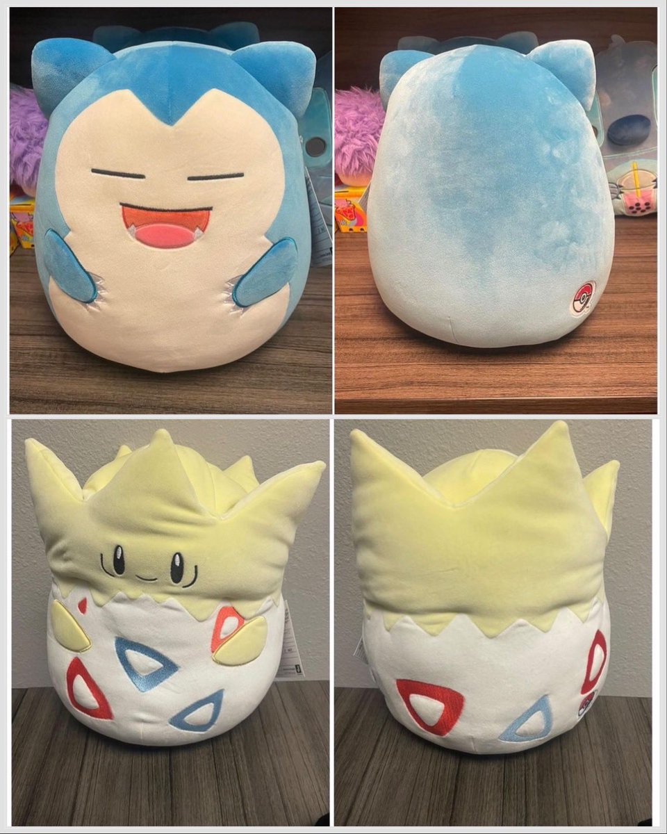 DisTrackers's tweet photo. Snorlax and Togepi Squishmallows are coming soon!
.
Credit IG u/squishalert.app 
#Snorlax #Pokemon #Togepi #Squishmallow #Squishmallows #Plus #PokemonCollector #PokemonNews https://t.co/uX8xtJHu4s