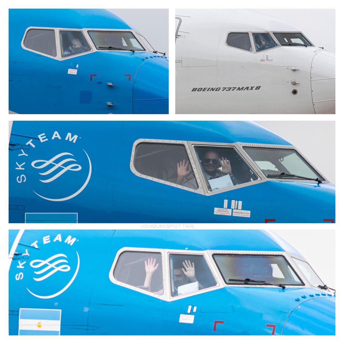 joaquinspotter's tweet photo. Siempre se aprecia la buena onda de los pilotos, saludando para la foto! Me ayudarian mucho con un Retweet o like para hallarlos y poder pasarles la foto! Hagamoslo posible!
@Aerolineas_AR 
@VoeGOLoficial https://t.co/3JK3vUfZrA