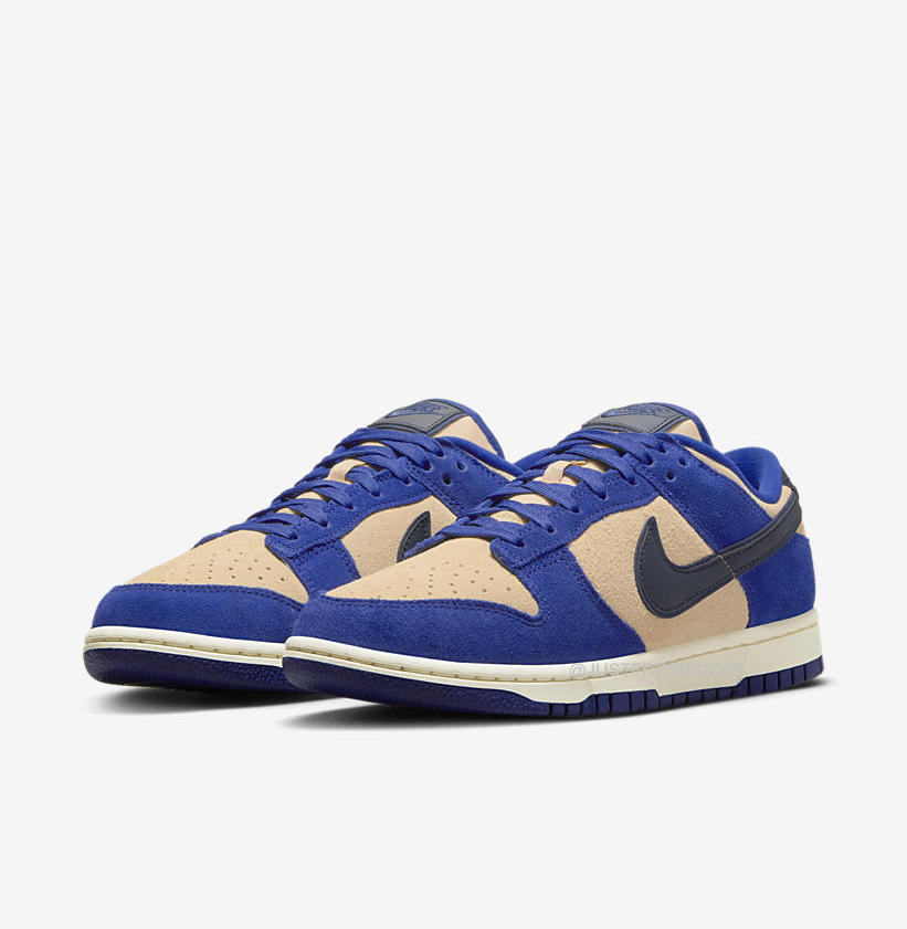 JustFreshKicks's tweet photo. Official Look at a new upcoming Nike Dunk Low LX “Wheat/Royal” 👀 https://t.co/TWLK7gIy65