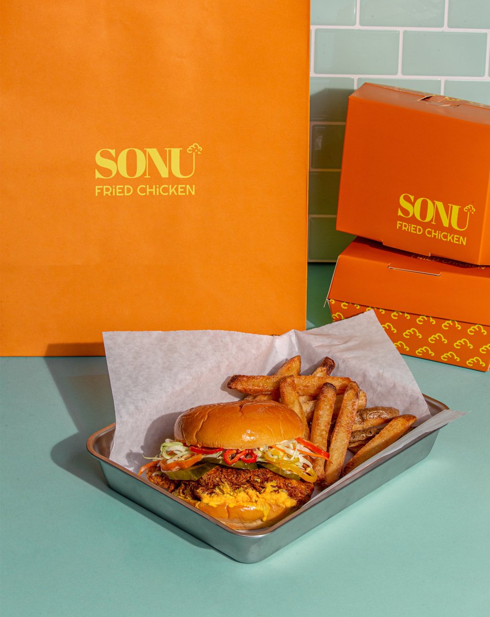 sonufriedchickn's tweet photo. SONU Fried Chicken. Try fried chicken our way: crispy, smoky and spicy.

Soft-Opening Hours:
Wed-Sun: 5pm to 10pm

Order for pickup or delivery from the Arts District, DTLA:
https://t.co/ACQBeCEbrW https://t.co/Q8SeHF56sK