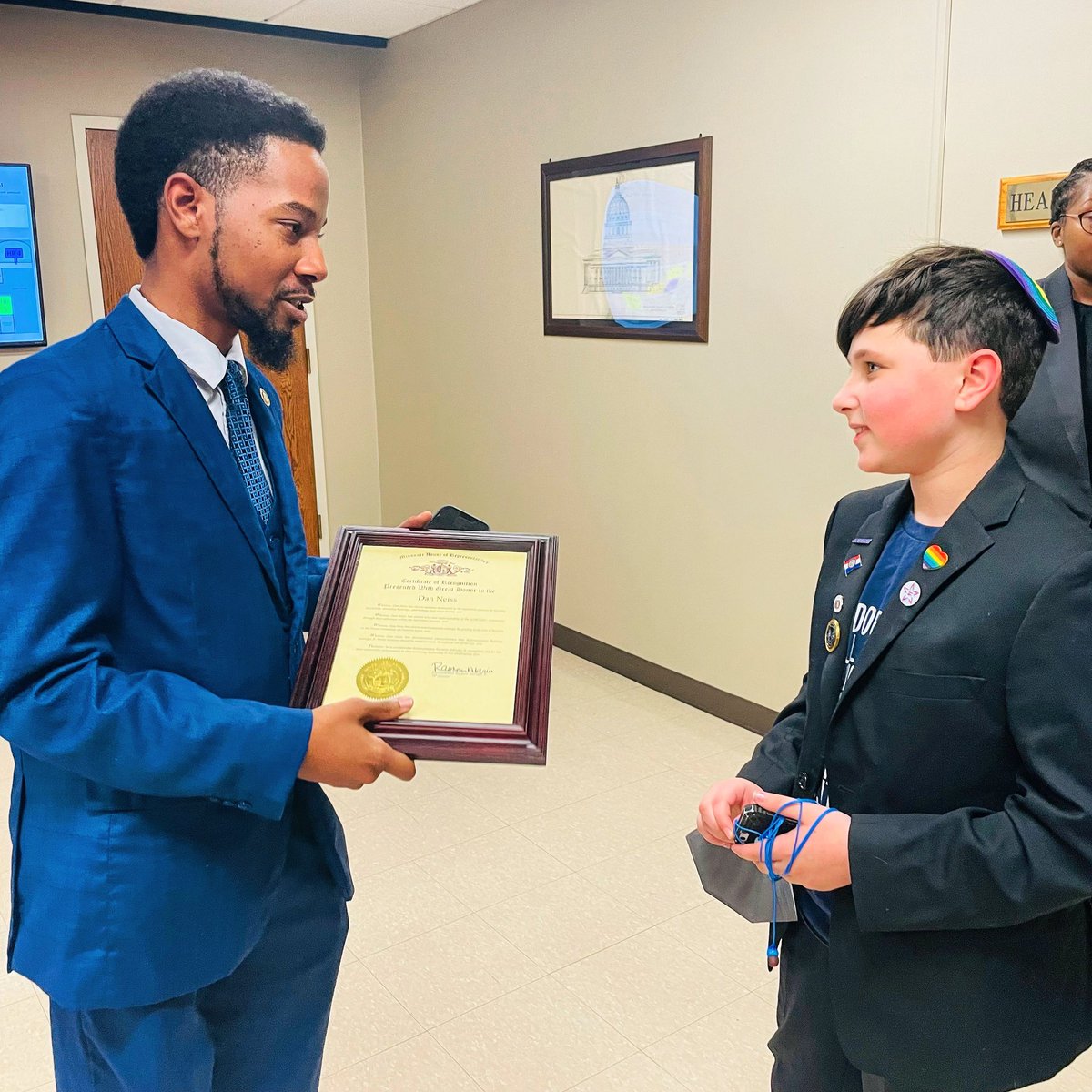 An 11-year-old bravely spoke to a room full of adults tonight. A room where he heard people fighting for his ability to play sports and also extremely transphobic comments. His message was simple: " I just play sports with my friends... even though I'm not really good at them."