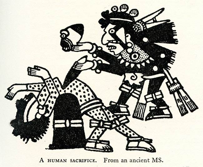 숄로틀 on Twitter "RT AbbasiJuan Human sacrifice and cannibalism in