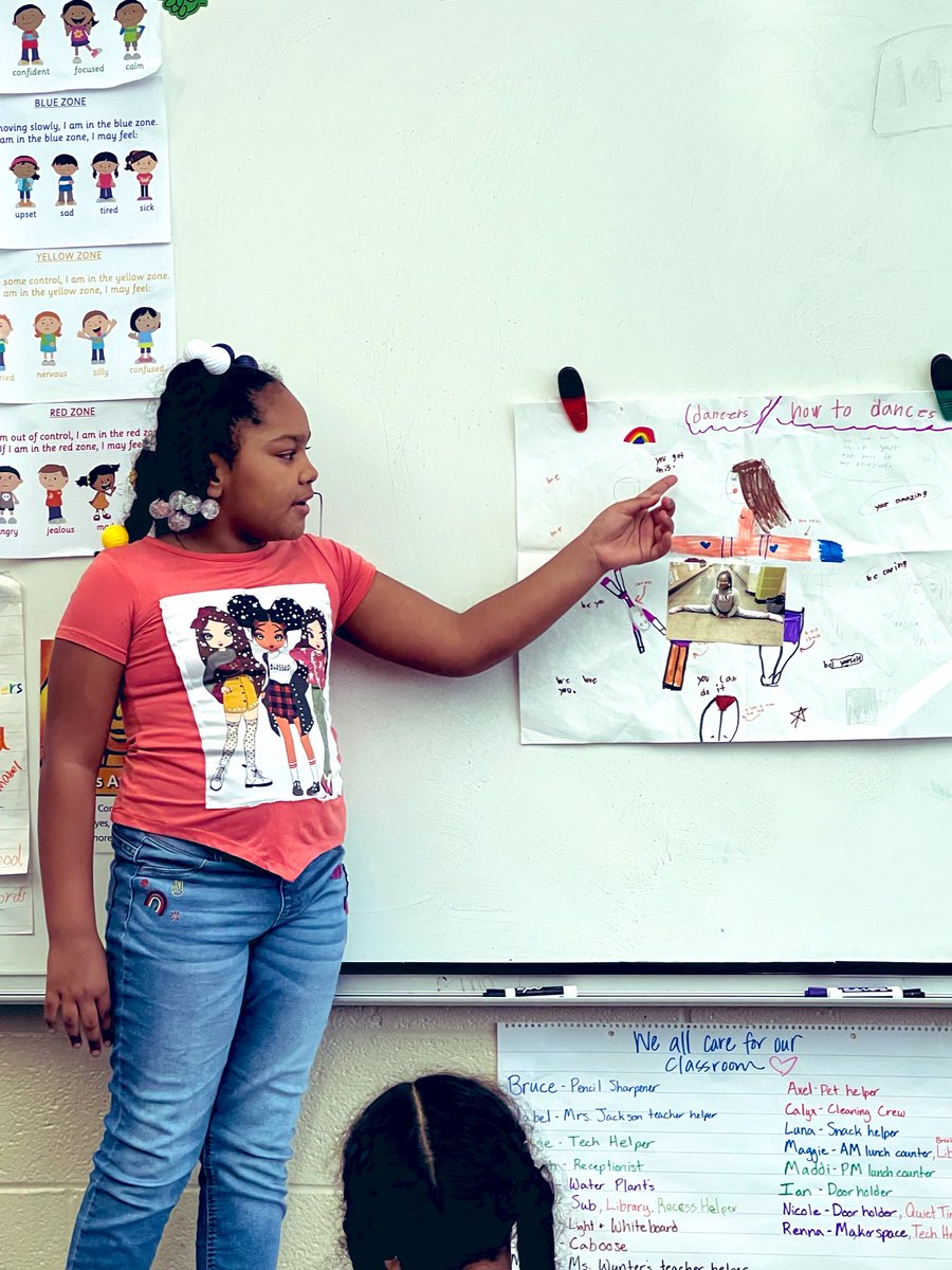 MrsJacksonMoore's tweet photo. Inquiry Time at its finest! Students share their knowledge on origami, dance, anime, and axolotls @MooreDMPS #inquiry #communicators #loveMoore https://t.co/1v1qJZHIr6