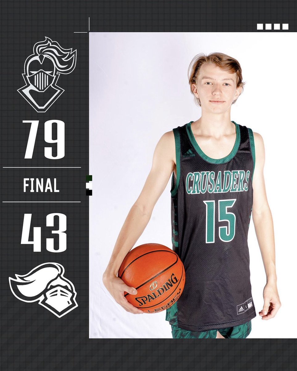 Another big night for the Crusaders!! Both varsity teams had big wins!! Both teams are 4-0 in region play!! Go Crusaders!!