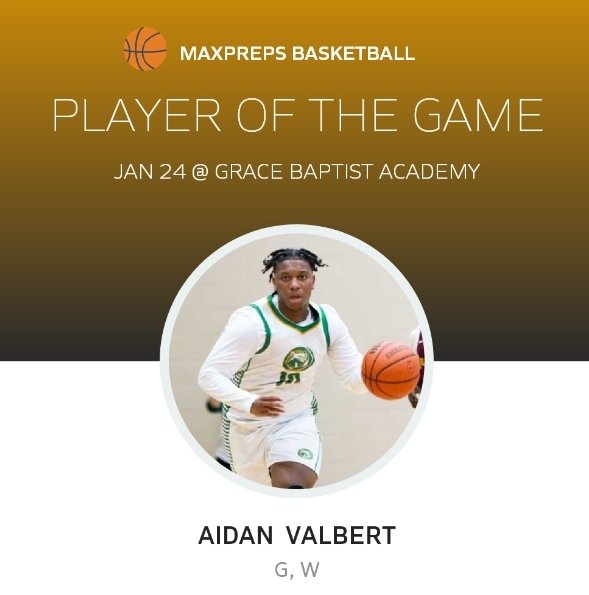 Another Win GCA ,The Panther are Rolling Tonight Makes 3 Straight Wins Led By <a href="/aidanvalbert/">Aidan Valbert</a> With His First Double Double!

FINAL SCORE 
<a href="/GCAPanthers/">Greenacres Christian Basketball</a> 64 Grace Academy 41

TOP PERFORMERS TONIGHT!!

A.Valbert 17pts ,11ast 4stls
A.Gracia 20pts 4ast, 2-6 3pt
S.Noel 14pts ,3stls, 3rbs