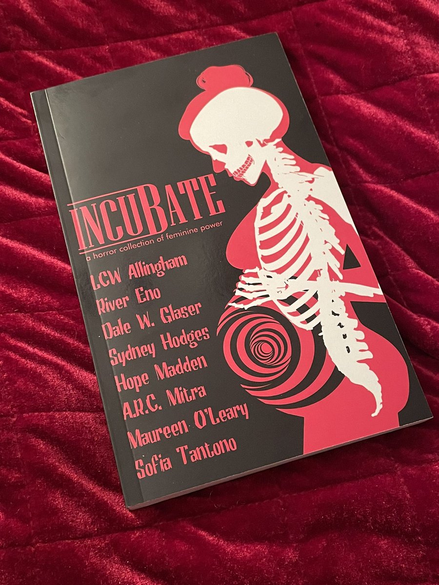 ARCMitra's tweet photo. I’ve been out of town for the past few months, so imagine my delight to come home to my contributor’s copy of #SpeculationPublications’ Incubate: A Horror Collection of Feminine Power. Thanks @UtterSpeculati1 and grab a copy of this beautiful and timely anthology! https://t.co/5nSieftnWC