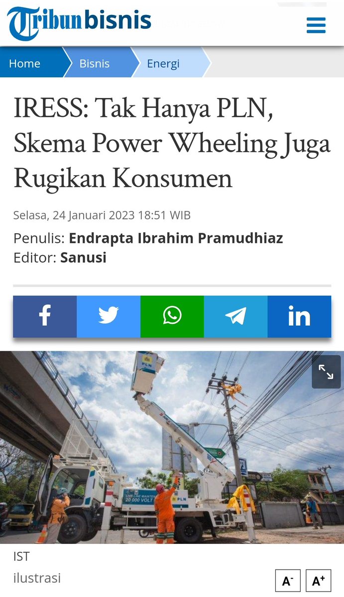 Pas bikin skema ini mereka sadar gak sih sebenernya yang paling dirugiin itu masyarakat selain PLN? Gitu masih maksa mau dimasukin ruu? 
#TolakPowerWheeling