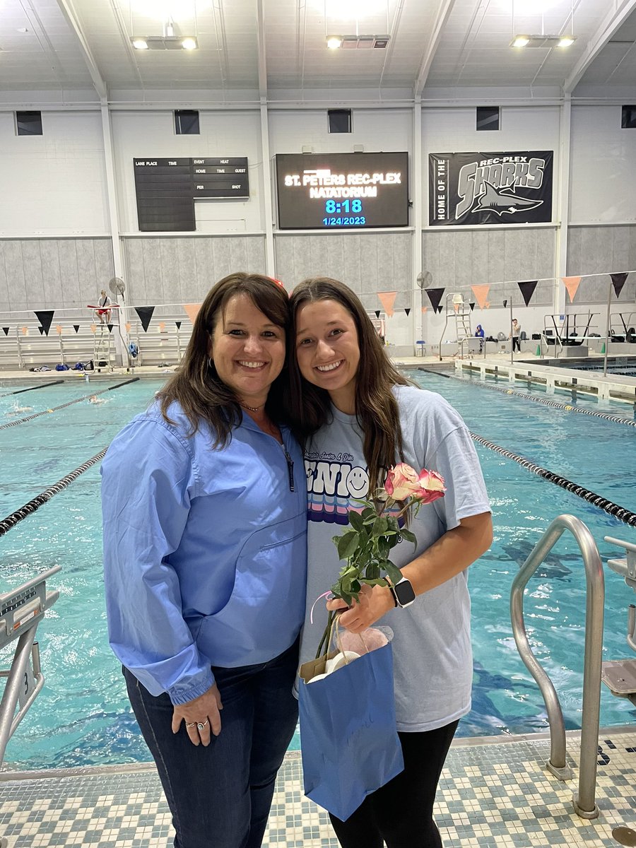 Congratulations to Macie Drummond on her <a href="/SwimSdhs/">SDHSGirlsSwim&Dive</a> Senior Night!  Macie will attend MIZZOU in the fall and study nursing.