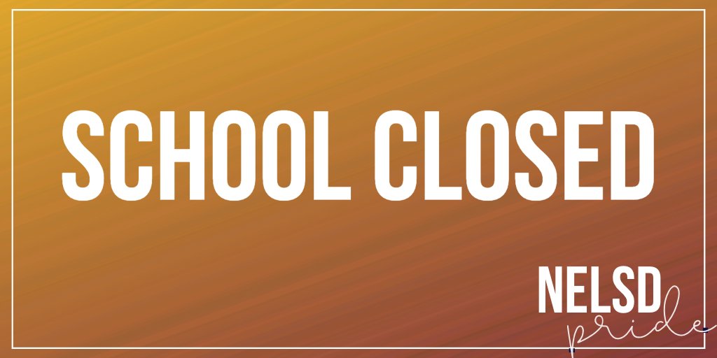 🔔All NELSD schools will be closed tomorrow, Wednesday, Jan 25, 2023 🔔
#NELSDpride