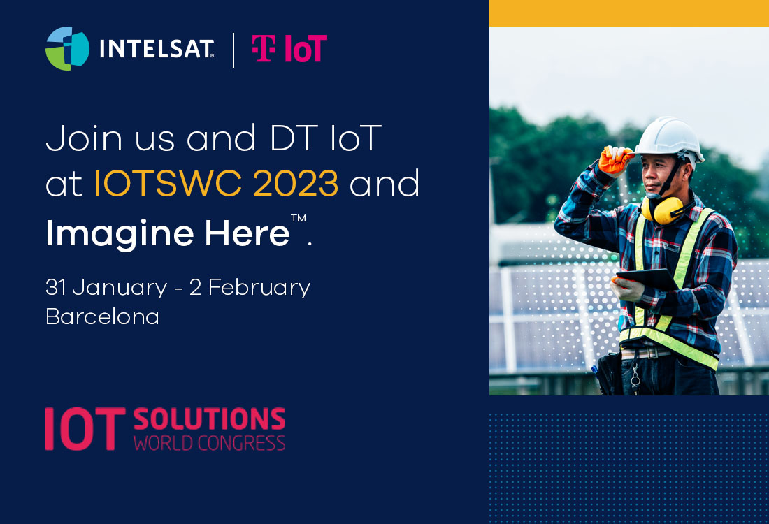 BizDevJon's tweet photo. Join Intelsat and our partner @DT_IoT at IoT Solutions World Congress in Barcelona!  We’ll be holding customer workshops focused on the convergence of satellite &amp; cellular connectivity in the IoT space, alongside@DT_IoT. 
Register for IOTSWC here: https://t.co/sKzqgpB8Zh https://t.co/2uqST6LpI4