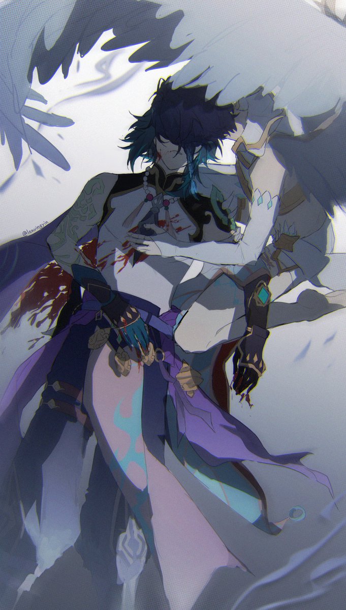 leavingyin's tweet photo. #Xiaovenweek2023 DAY 3. Injury

#xiaoven https://t.co/BZ8PlDK4Rd