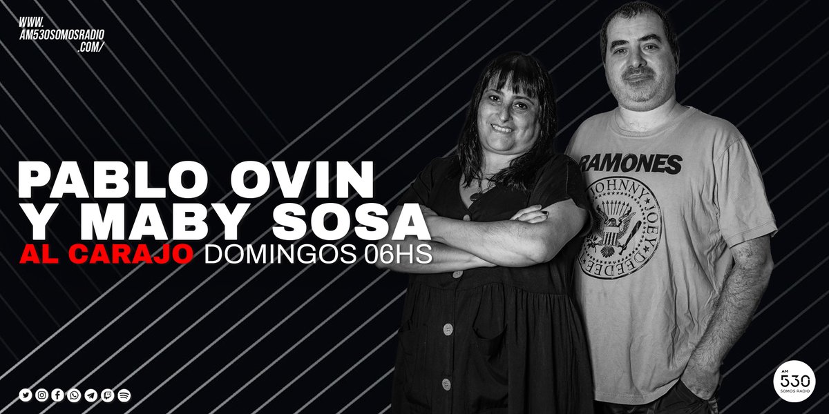 somosradioam530's tweet photo. 👉🏻 Desde las #06AM @alcarajoradio 📢 información política, social y cultural de los pueblos de América del Sur, América Central y el Caribe con @PabloDanielOvin 🎙️ @Mabicita 🎙️ y Juan Francisco Martinez Peria 🎙️
📻 Escuchá en https://t.co/WNlsdPQebo https://t.co/FCOBF0Ejxw