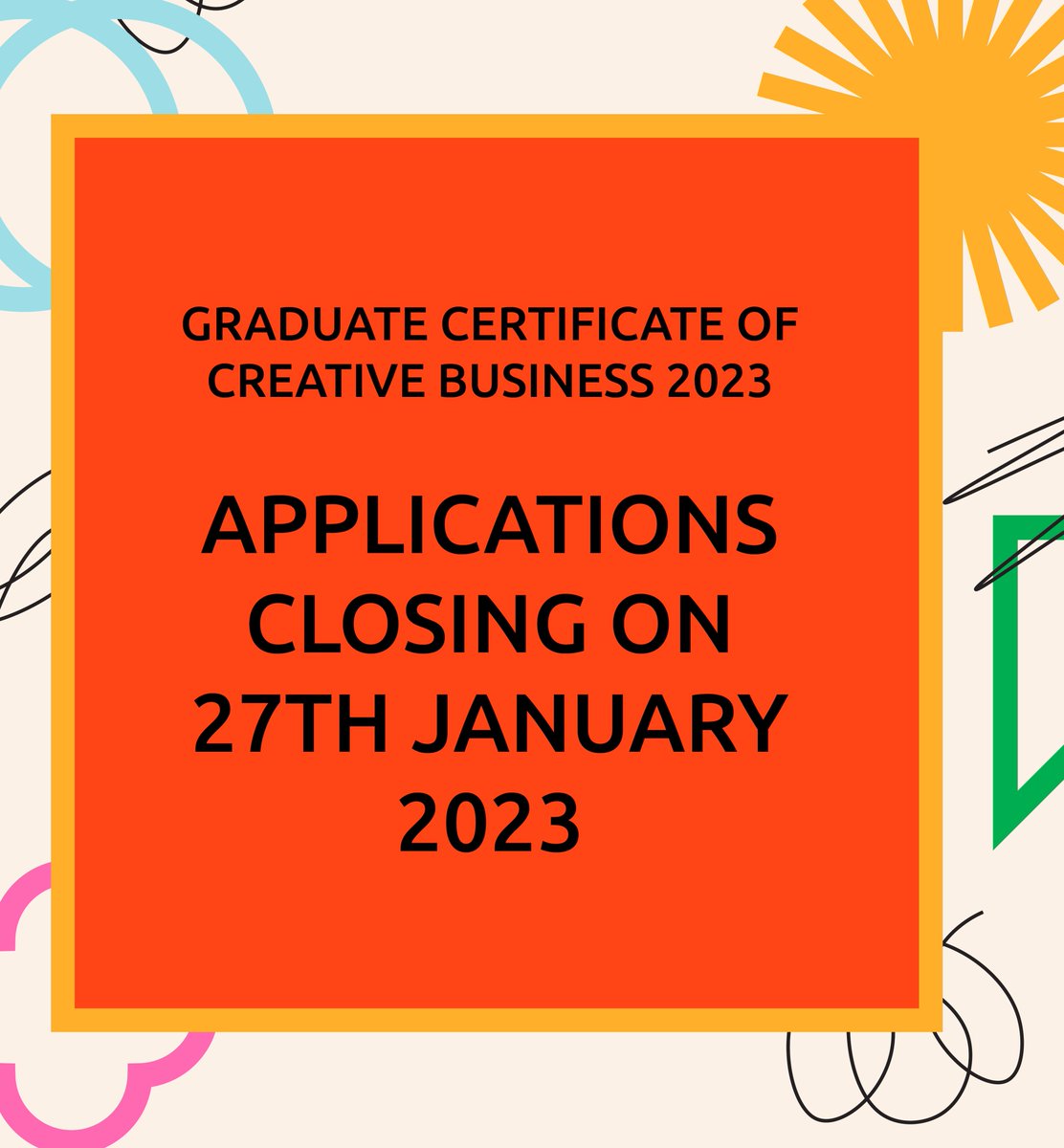 Applications for our Graduate Certificate in Creative Business course at University of Canberra close on Friday, 27th January. Any questions -email us creative.business@compton.school
Don't miss your chance to be mentored by our amazing Creative Fellows 
compton.school/people/