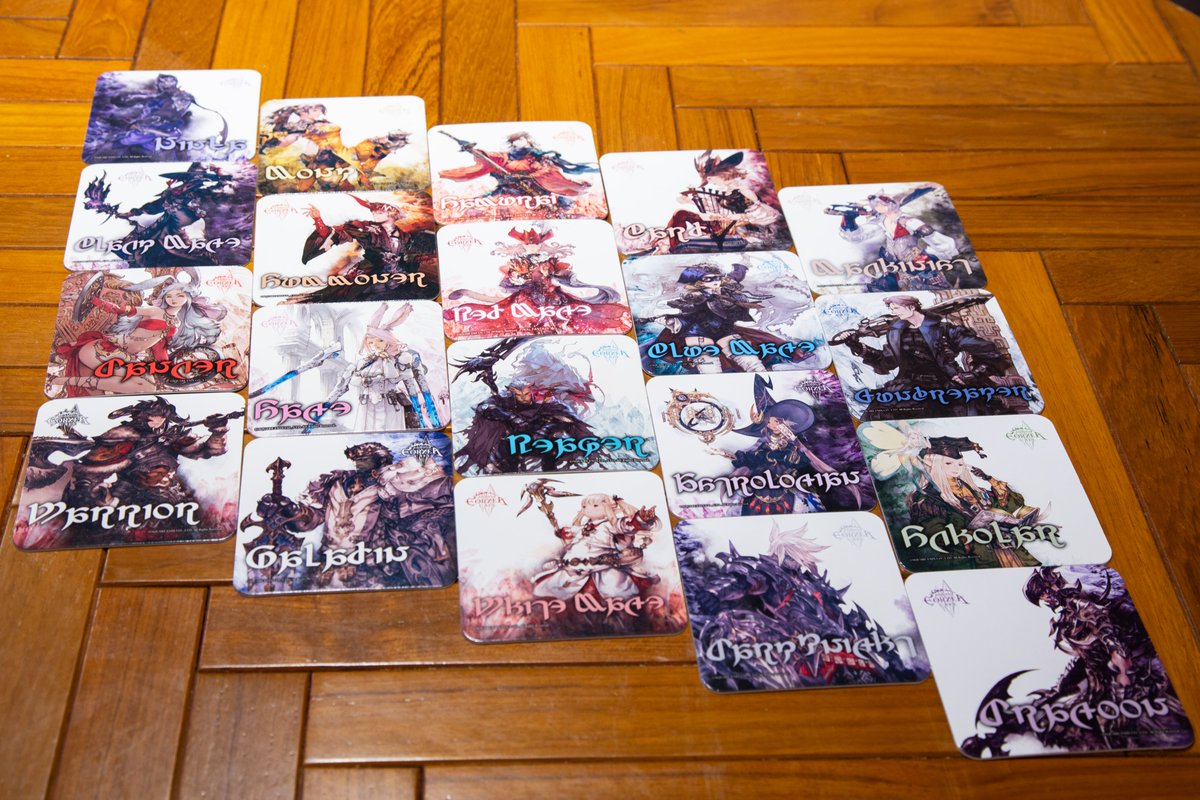 エオルゼアカフェノベルティ紹介】 エオルゼアカフェで配布している