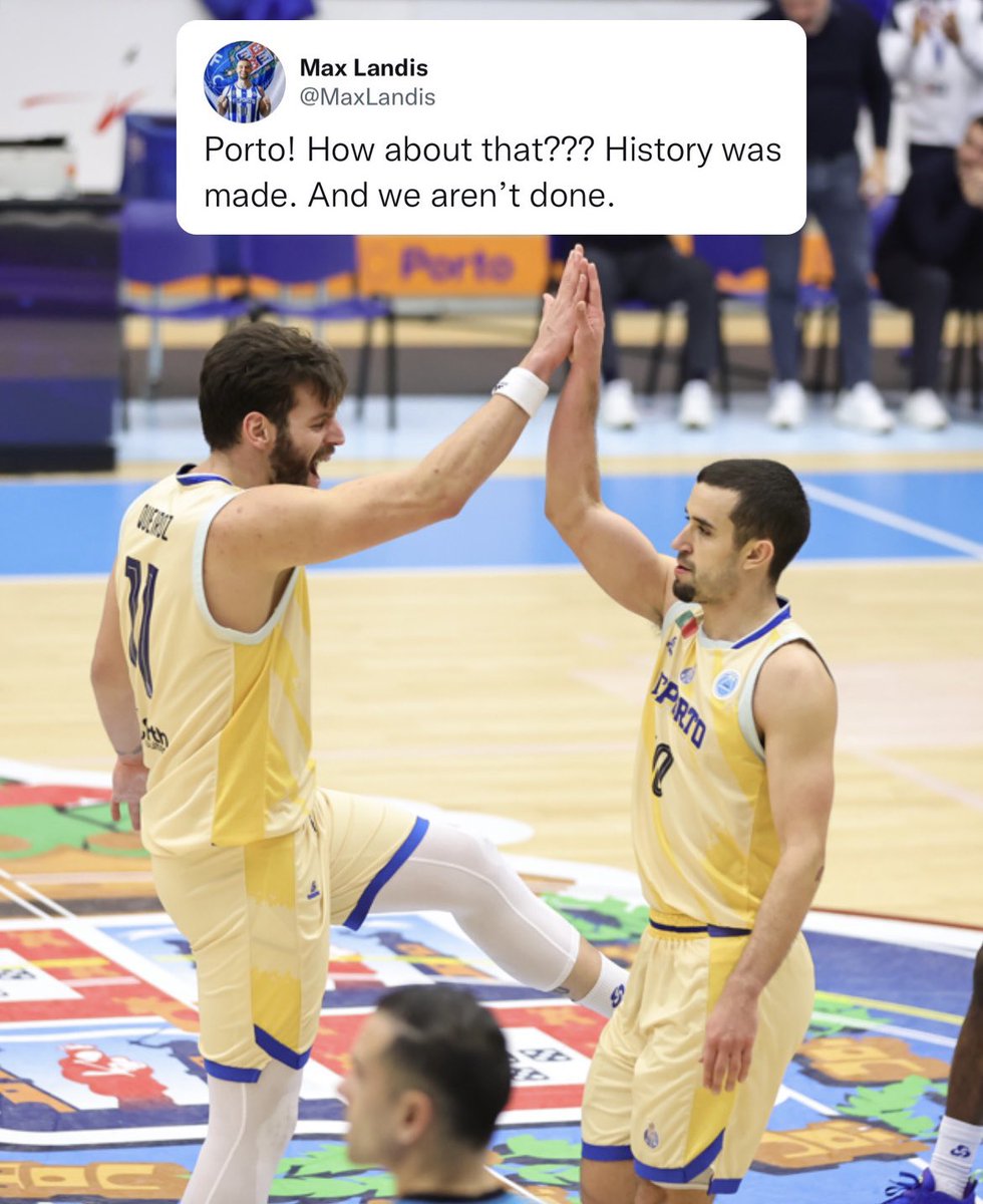 How about that, Porto? 💙 #FIBAEuropeCup