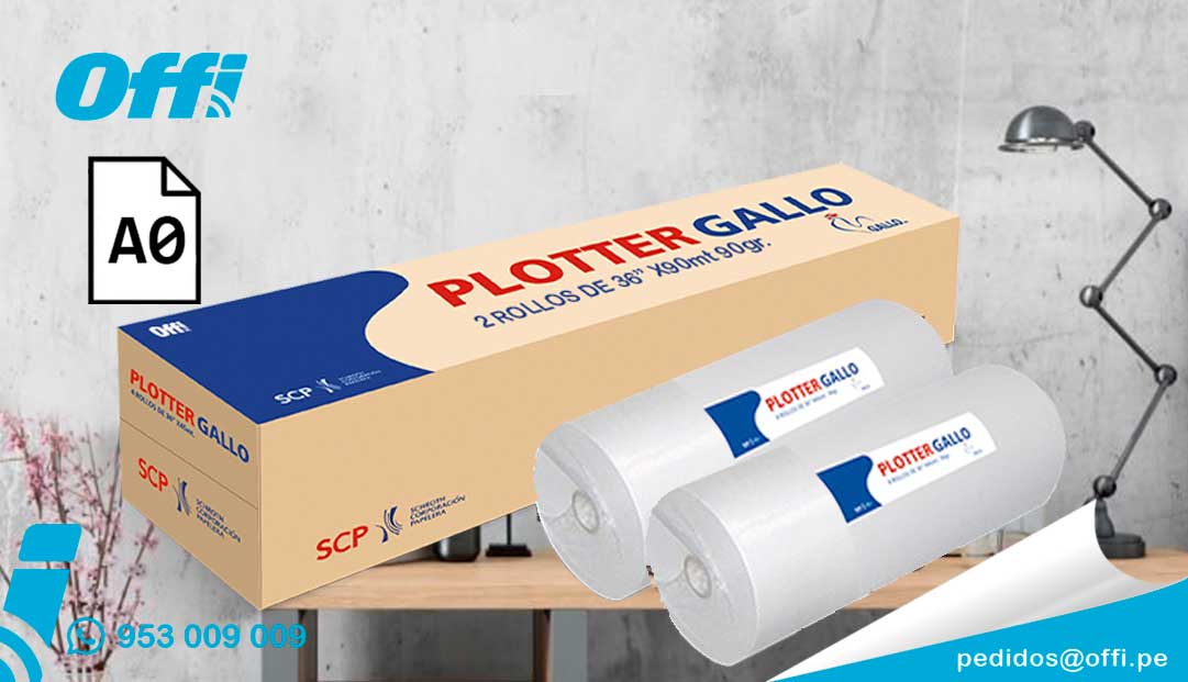 Offi_pe's tweet photo. Papel Plotter A0 x 90m 90g 🏗️
https://t.co/cQMovekD7B 👈
#designjet #hpdesignjet #plotter #arquitectura #PapelA0 #PapelparaPlotterA0 #PapelPlotter #RolloA0 #PapelPlotterA0 #RolloPapelA0
Cusco Acomayo Anta Calca Canas Canchis Chumbivilcas Espinar La Convención Paruro Quispicanchi https://t.co/lrHGujfbQH