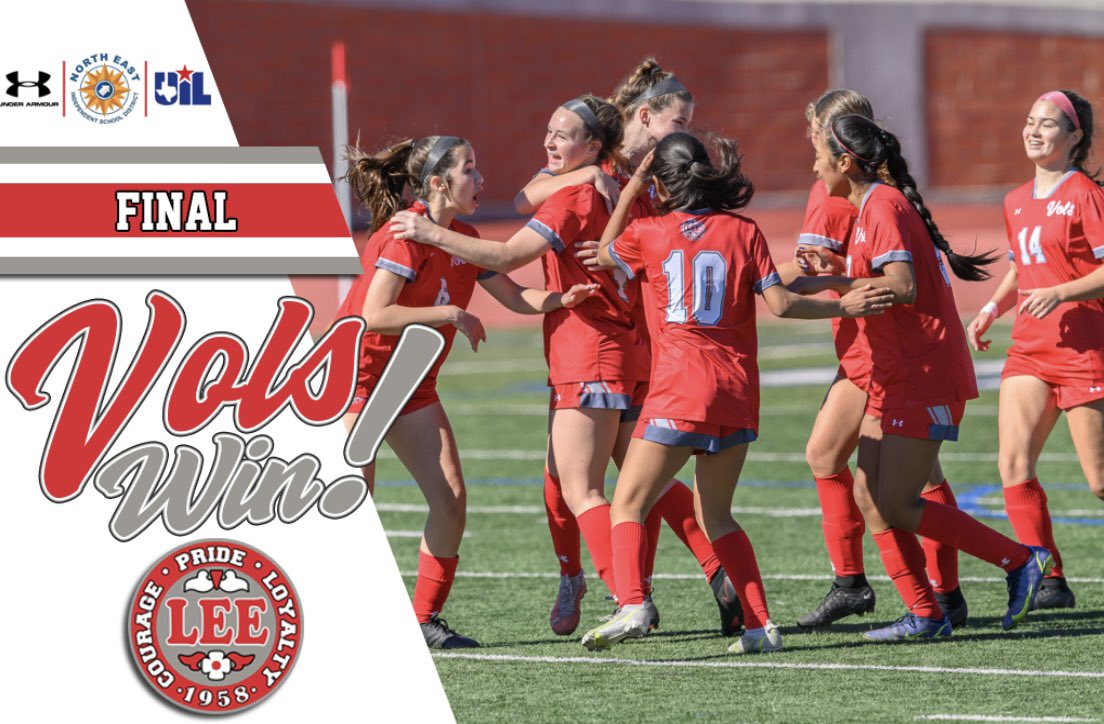 Final from Comalander ⬇️
#VolsWin #GoVols

<a href="/SoccerVols/">LEE Volunteers Soccer</a> - 1
<a href="/rrhs_girls/">RRHS Girls Soccer</a> - 0