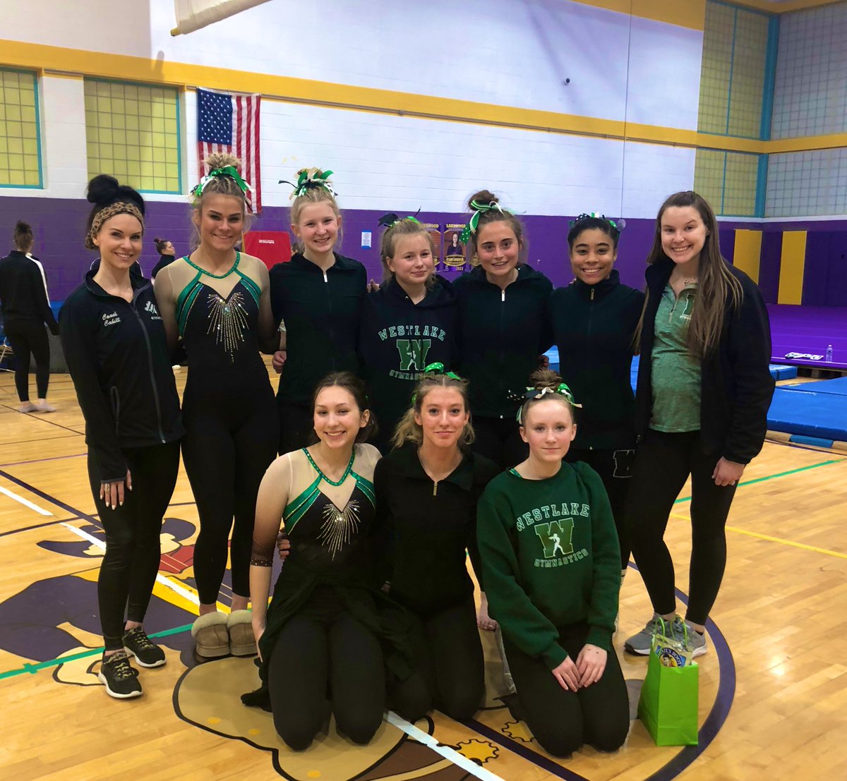 DemonGymnasts's tweet photo. 🔥A DEMON W!🔥
Results from tonight’s meet at Lakewood:
1st: WESTLAKE 125.75
2nd: Eastlake North 109.30
3rd: Willoughby South 107.80
4th: Lakewood 97.85 https://t.co/psLNHW4Een