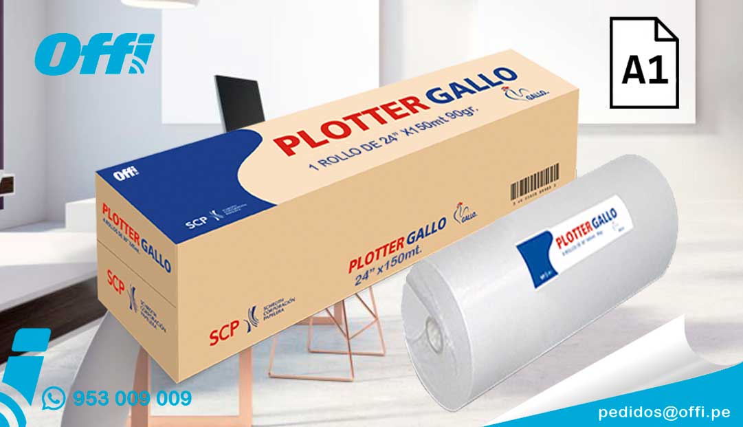 Offi_pe's tweet photo. Papel Plotter A1 x 150m 90 gr Caja x 1 rollo Gallo 🏗️
https://t.co/8EazXxJYgc 👈
#designjet #hpdesignjet #plotter #arquitectura #PapelA1 #PapelparaPlotterA1 #PapelPlotter #RolloA1 #PapelPlotterA1 #RolloPapelA1
Arequipa Camaná Caravelí Castilla Caylloma Condesuyos Islay y La Unión https://t.co/8THJ6GCyct