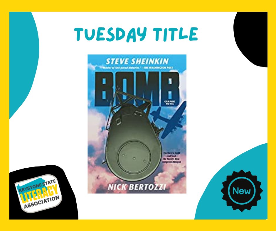KSLAliteracy's tweet photo. Better late than never! Check out our #TuesdayTitle feature for today. This graphic novel adaptation of the award-winning nonfiction book by @SteveSheinkin received 4 starred reviews! Find out more about the book here: https://t.co/bGI4msn99R @NickBertozzi https://t.co/vpG4owjGTV