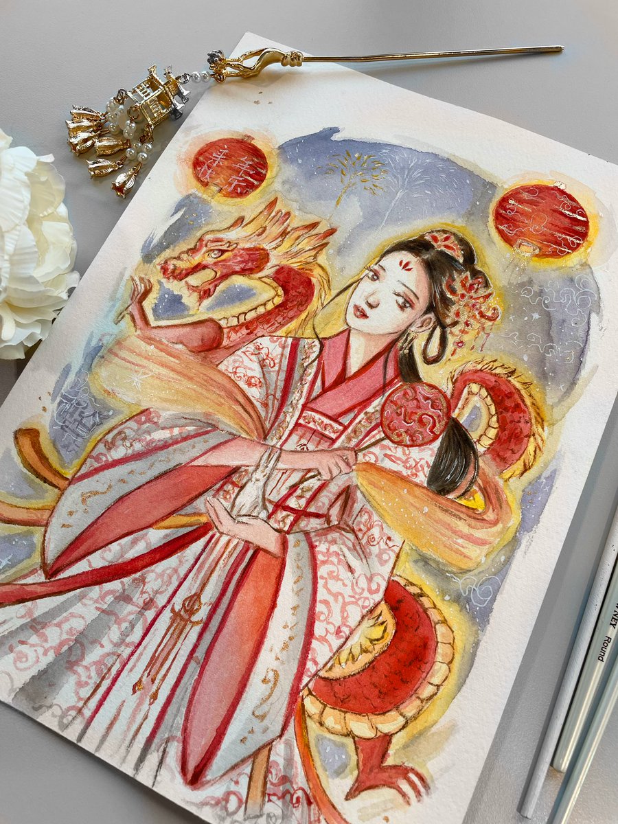 artbysara_'s tweet photo. Aquarelle. Lunar New Year 

https://t.co/JZimG9VRLE https://t.co/5SRwS8ZFzS