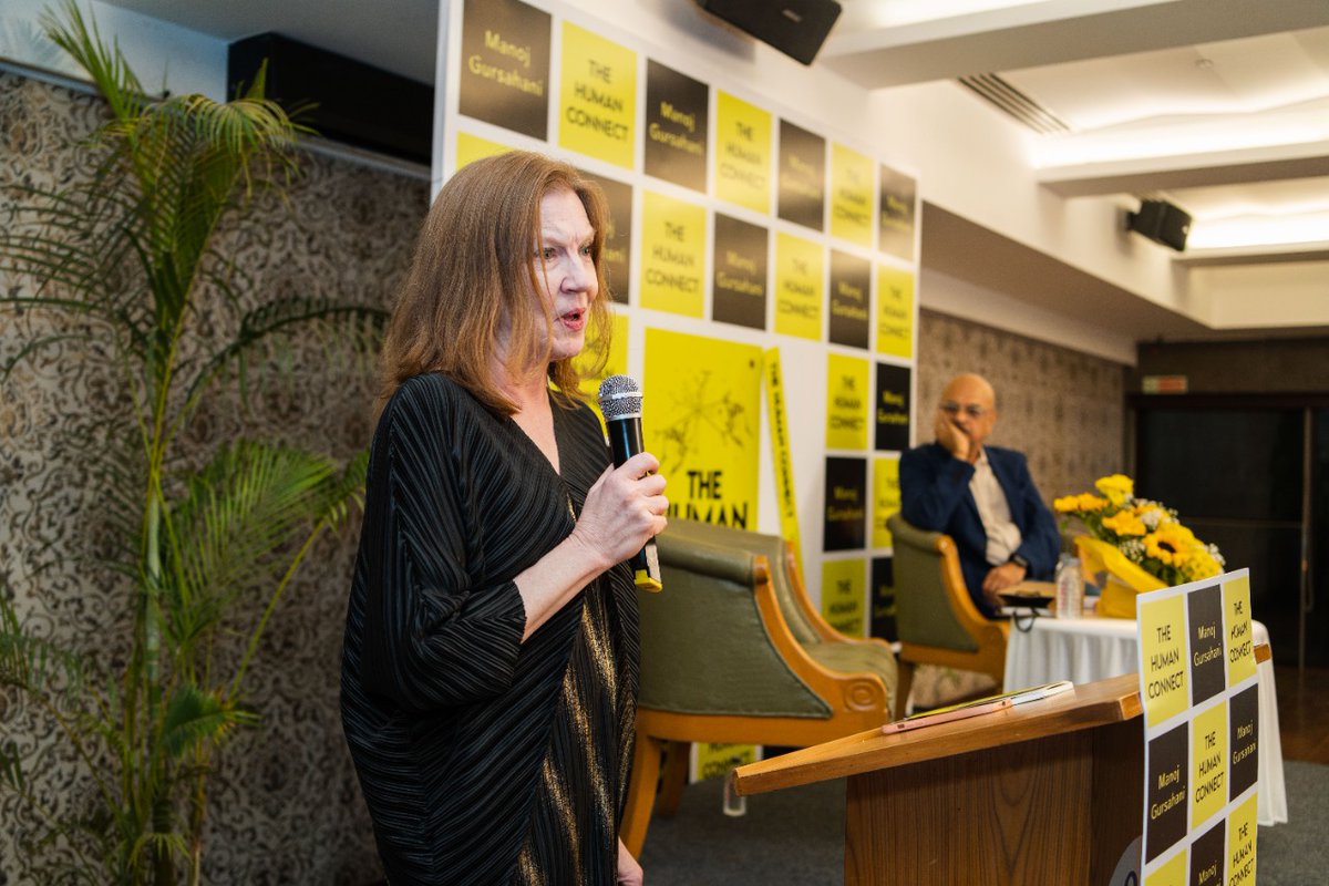 ManojGursahani's tweet photo. Thank you my dear friend Jeniffer Larson @USCGHyderabad for being there as a special guest on my book launch of #TheHumanConnect a handbook about the secrets of effective networking.
#Networking #BookLover #BookTwitter https://t.co/DgOCncP1vb