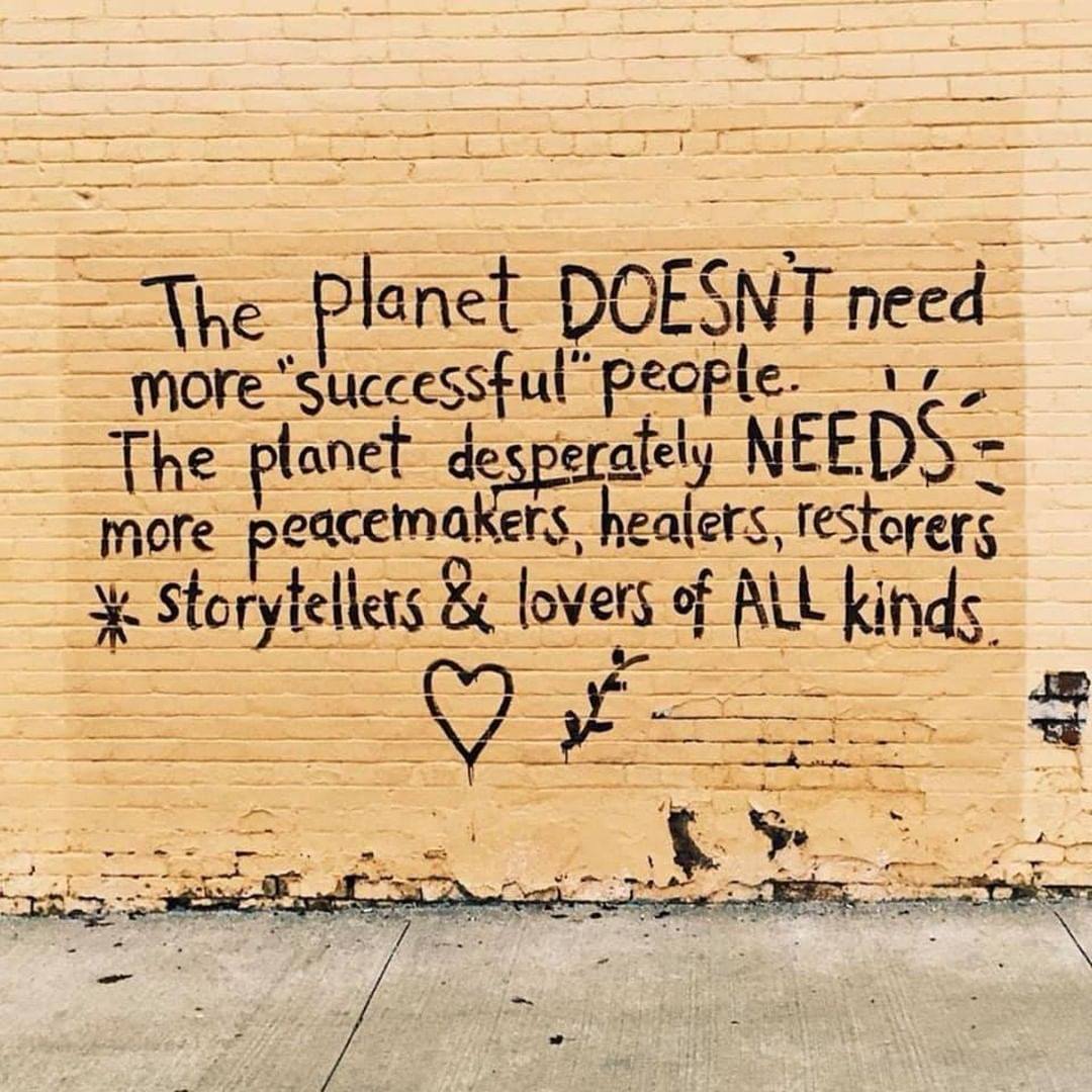 Peacemakers, healers, restorers, storytellers, lovers.

🎨 @creativaty 💚

#HopeInAction #ActOnClimate