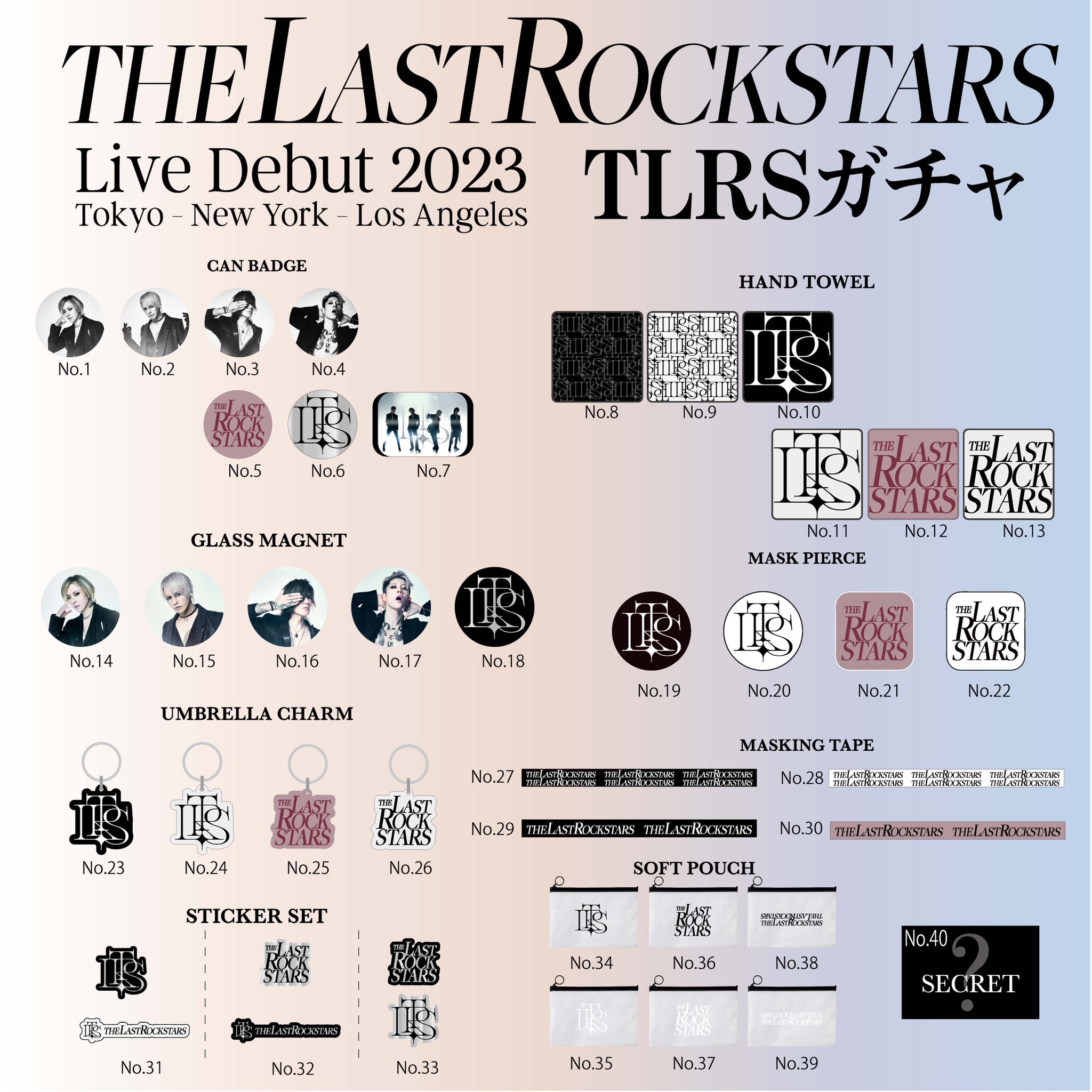 アクリルチャームのみの購入はTHE LAST ROCKSTARS HYDE ガチャ